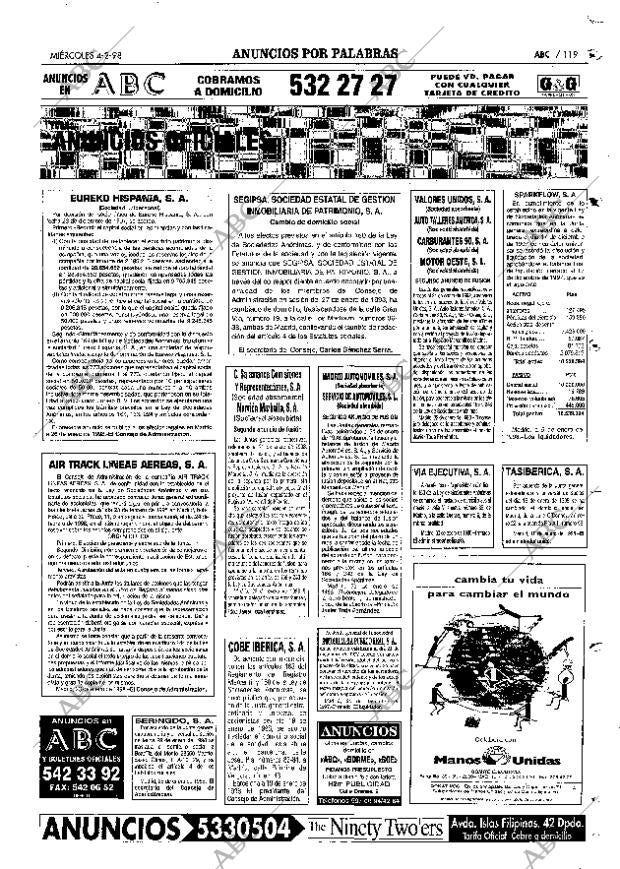 ABC MADRID 04-02-1998 página 119