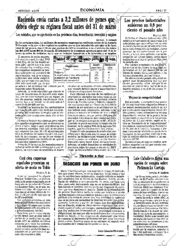 ABC MADRID 04-02-1998 página 37