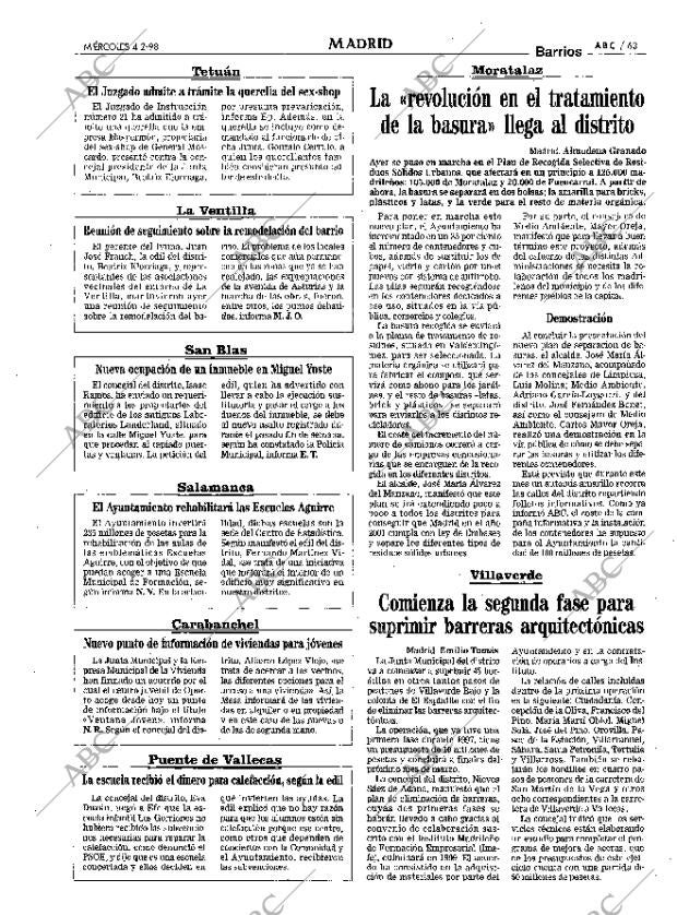 ABC MADRID 04-02-1998 página 63