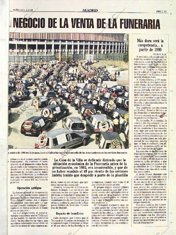 ABC MADRID 04-02-1998 página 65