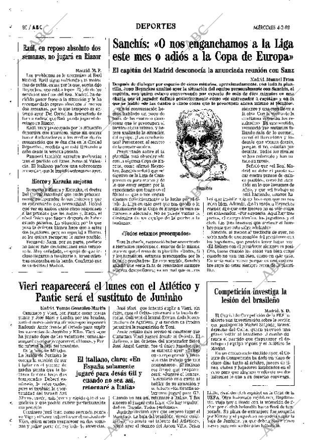 ABC MADRID 04-02-1998 página 80