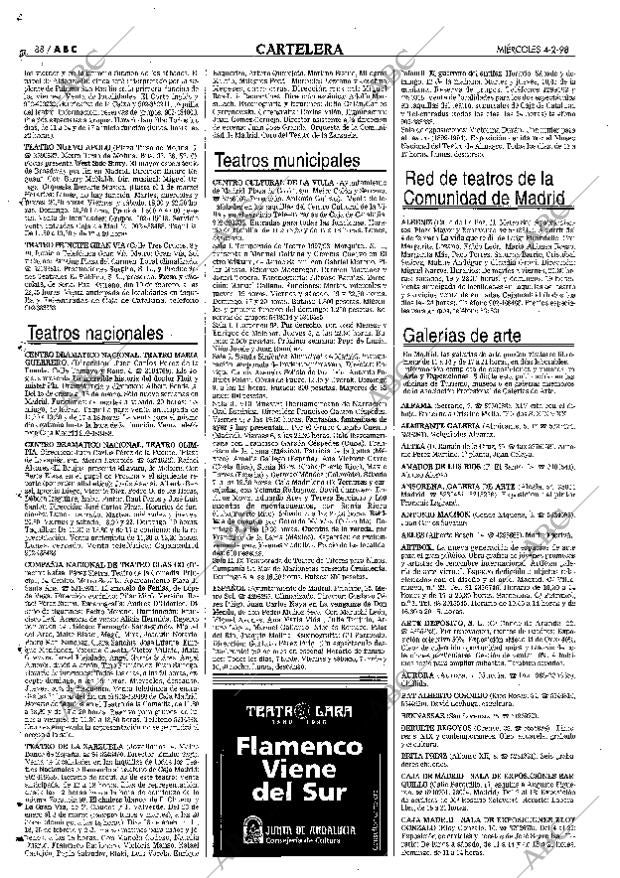 ABC MADRID 04-02-1998 página 88