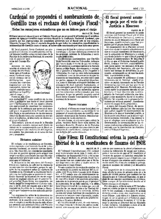 ABC SEVILLA 04-02-1998 página 25