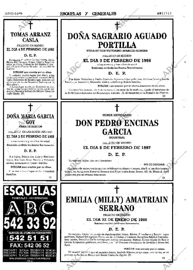 ABC MADRID 05-02-1998 página 105