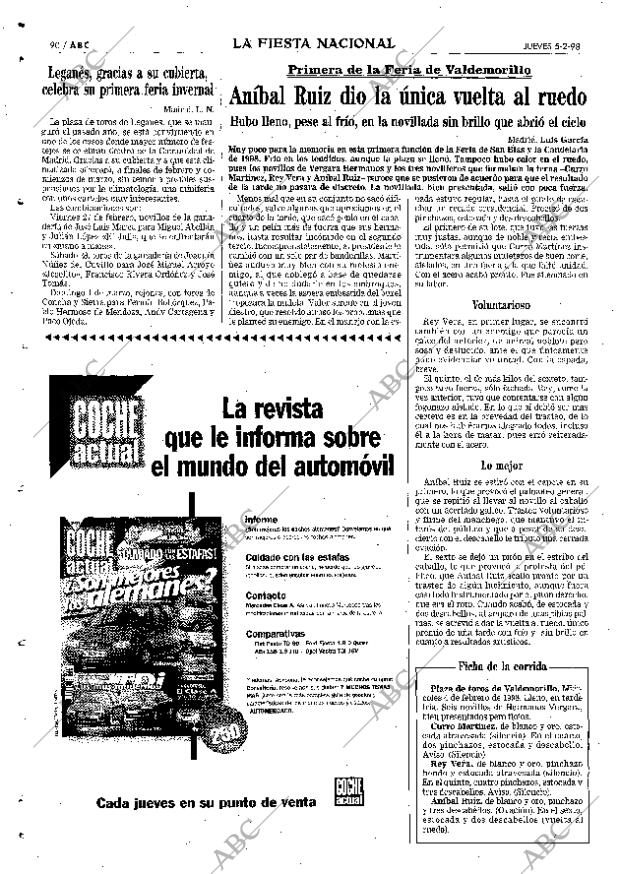 ABC MADRID 05-02-1998 página 90