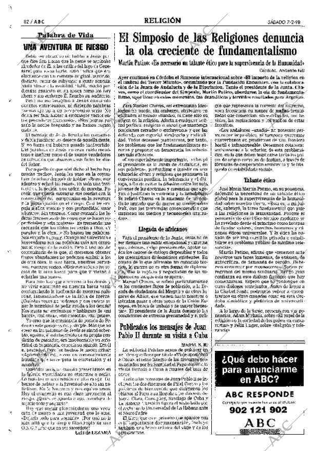 ABC MADRID 07-02-1998 página 82