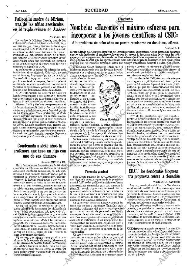 ABC MADRID 07-02-1998 página 84
