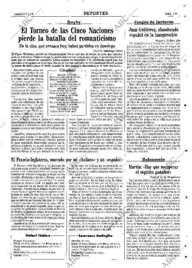 ABC MADRID 07-02-1998 página 91