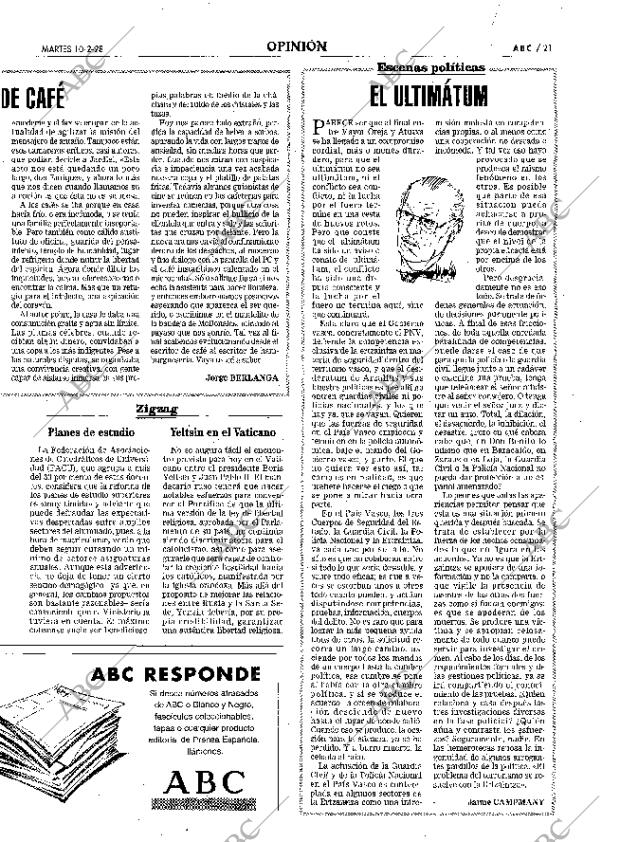 ABC MADRID 10-02-1998 página 21