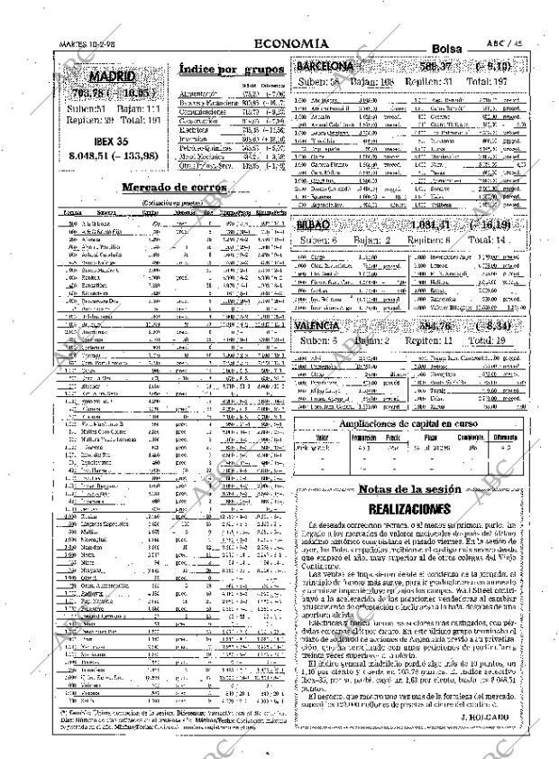 ABC MADRID 10-02-1998 página 45