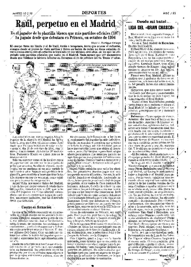 ABC MADRID 10-02-1998 página 85