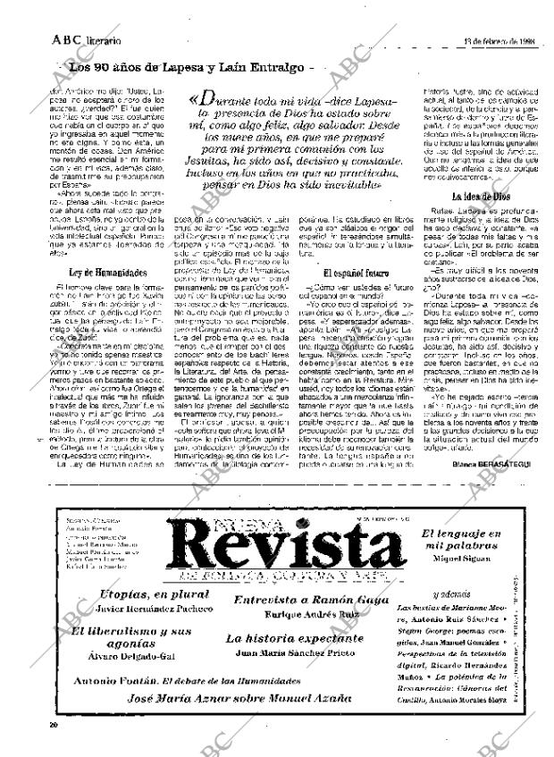 CULTURAL MADRID 13-02-1998 página 20