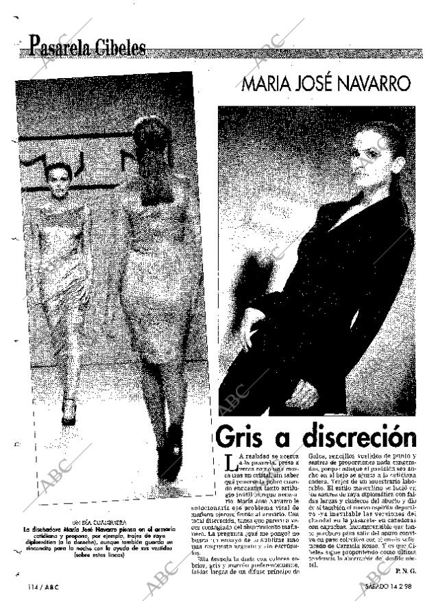 ABC MADRID 14-02-1998 página 114