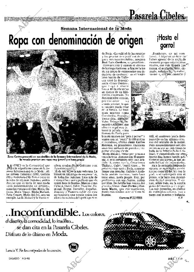 ABC MADRID 14-02-1998 página 119