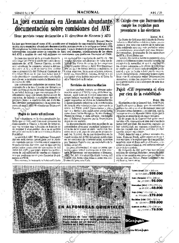 ABC MADRID 14-02-1998 página 25