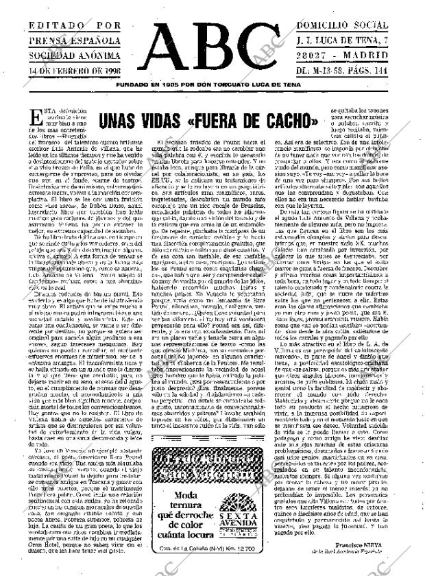 ABC MADRID 14-02-1998 página 3