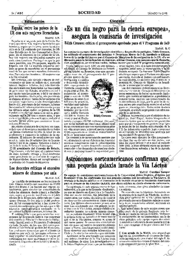 ABC MADRID 14-02-1998 página 54
