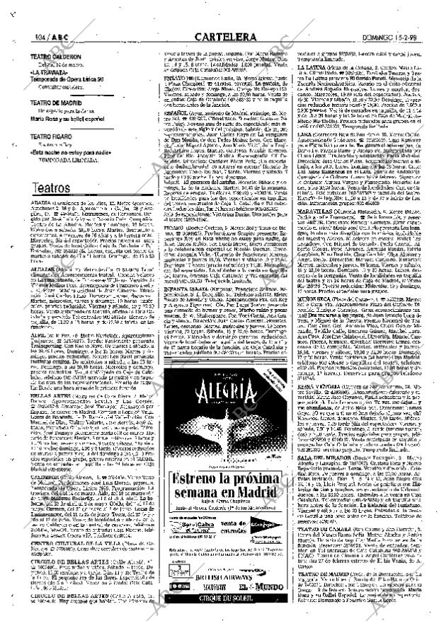 ABC MADRID 15-02-1998 página 104