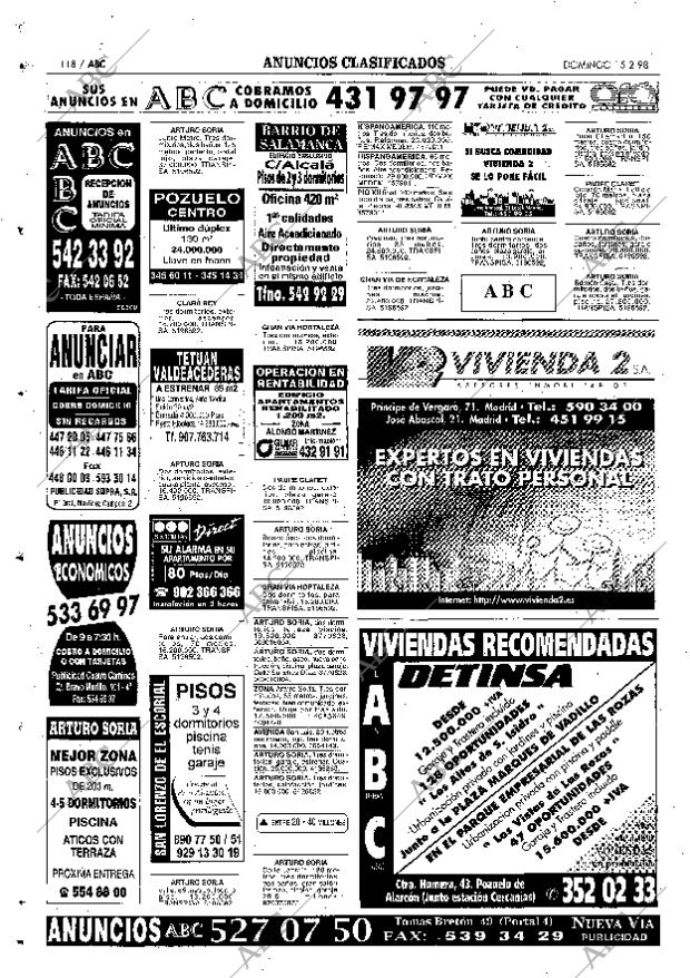 ABC MADRID 15-02-1998 página 118