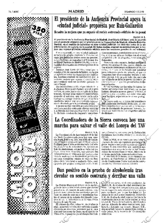 ABC MADRID 15-02-1998 página 76