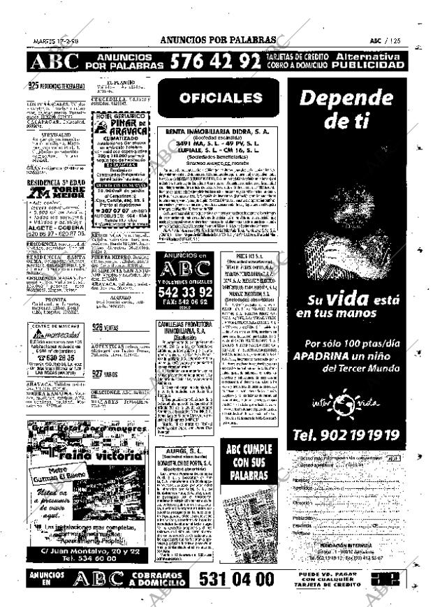 ABC MADRID 17-02-1998 página 125
