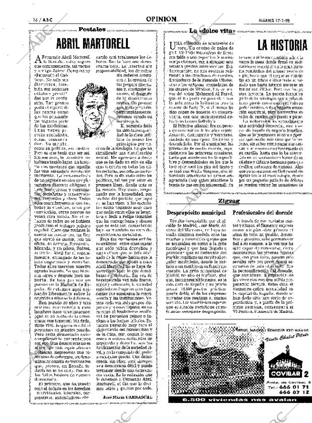 ABC MADRID 17-02-1998 página 16