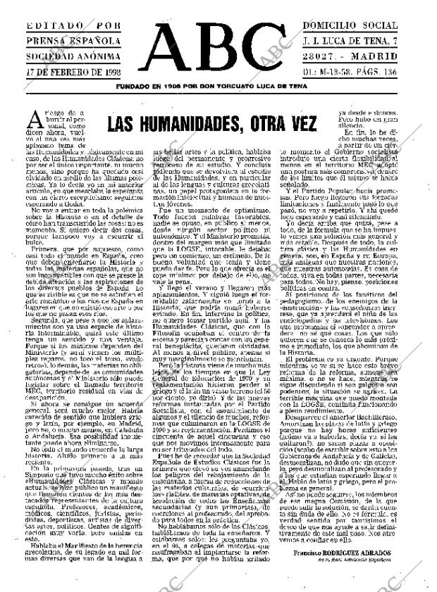 ABC MADRID 17-02-1998 página 3