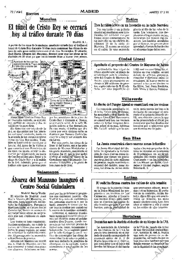 ABC MADRID 17-02-1998 página 72