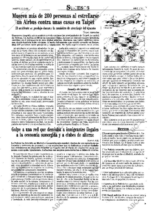 ABC MADRID 17-02-1998 página 81