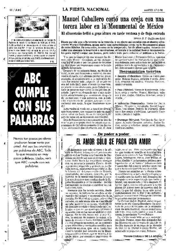 ABC MADRID 17-02-1998 página 88
