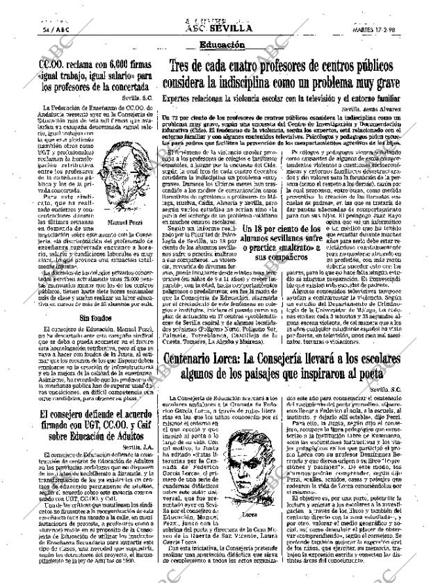 ABC SEVILLA 17-02-1998 página 54