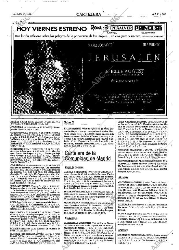 ABC MADRID 20-02-1998 página 103