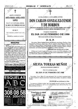 ABC MADRID 20-02-1998 página 107