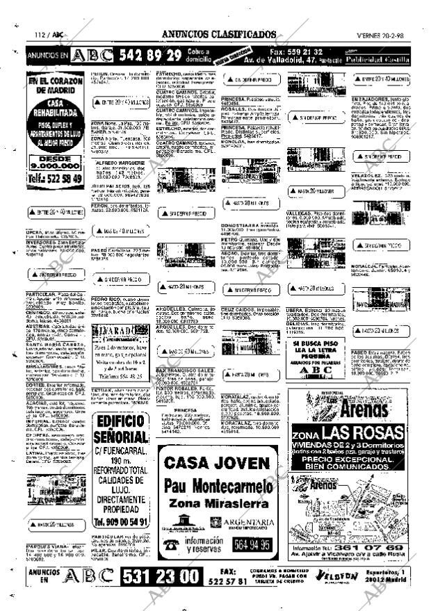 ABC MADRID 20-02-1998 página 112