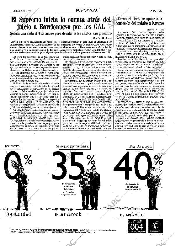 ABC MADRID 20-02-1998 página 25
