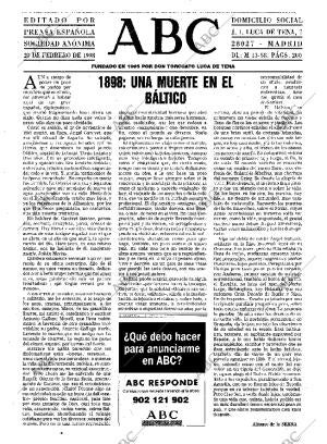 ABC MADRID 20-02-1998 página 3