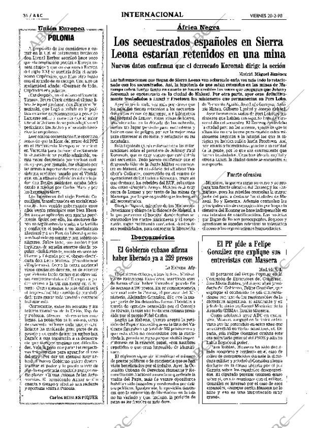 ABC MADRID 20-02-1998 página 36