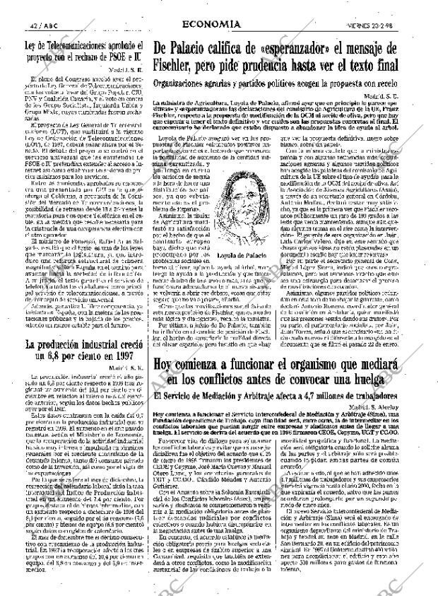 ABC MADRID 20-02-1998 página 42