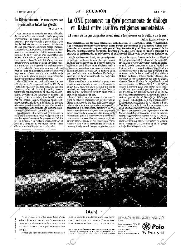 ABC MADRID 20-02-1998 página 59