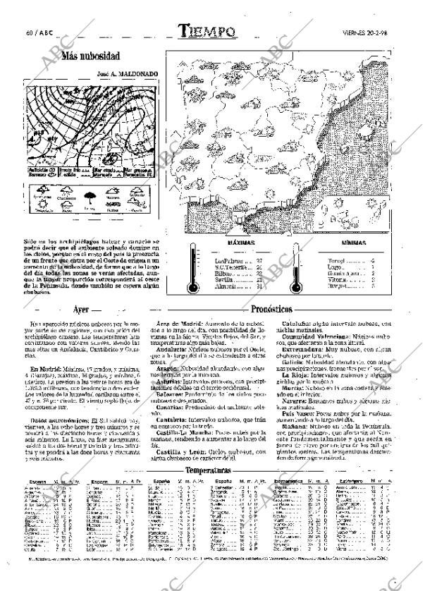 ABC MADRID 20-02-1998 página 60