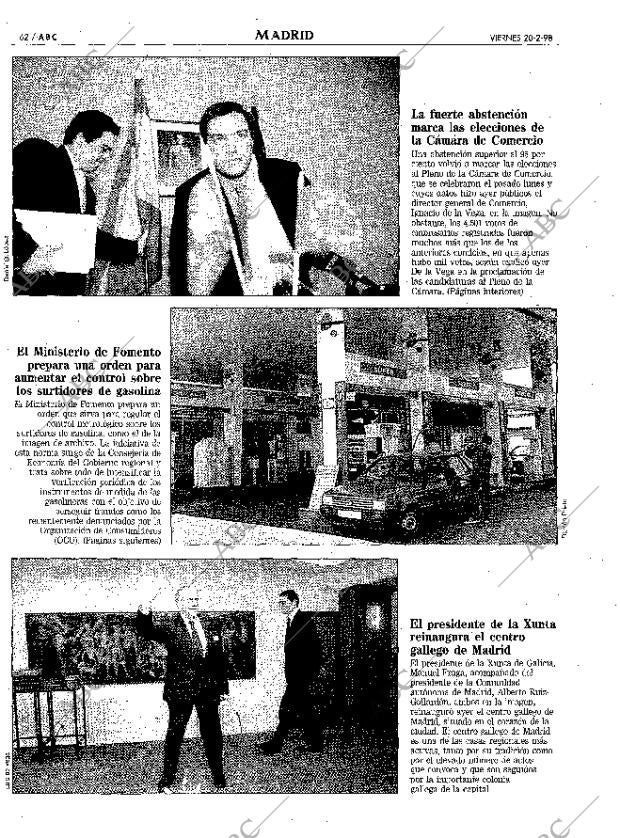 ABC MADRID 20-02-1998 página 62