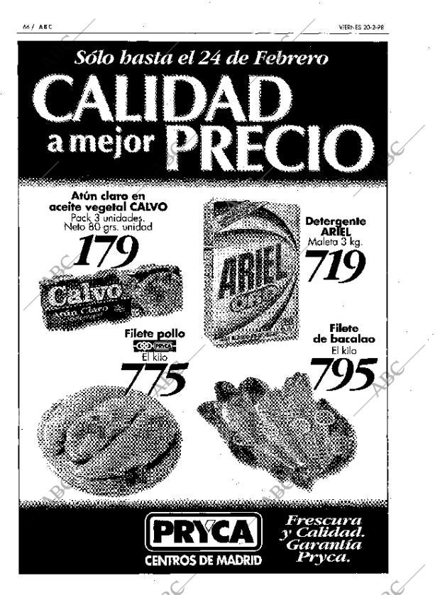 ABC MADRID 20-02-1998 página 66