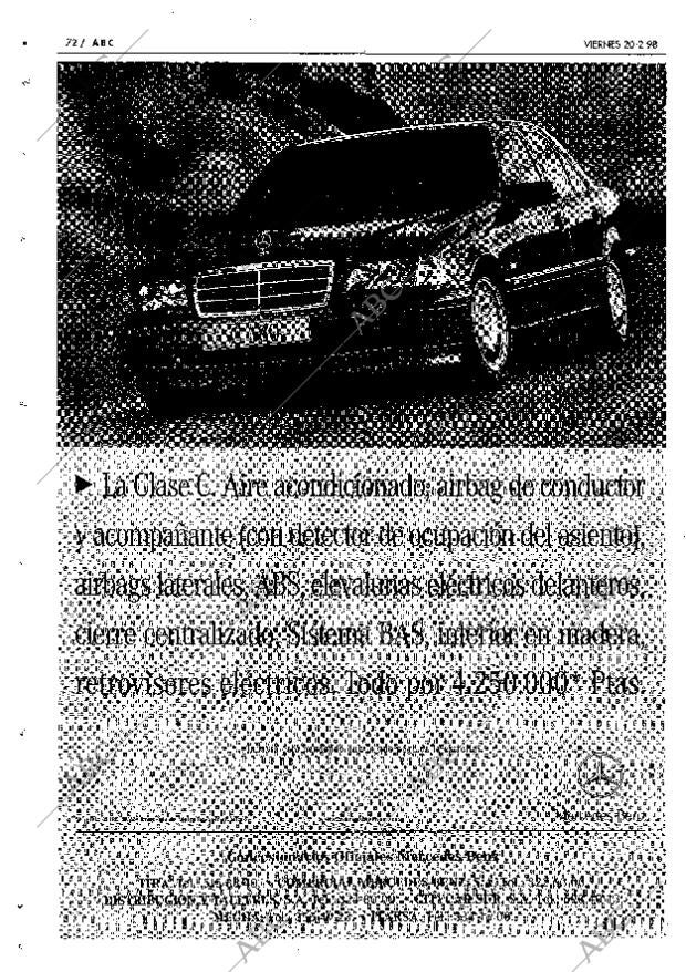 ABC MADRID 20-02-1998 página 72