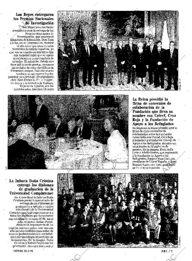 ABC MADRID 20-02-1998 página 9