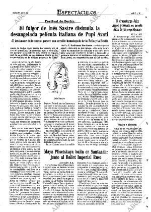 ABC MADRID 20-02-1998 página 91