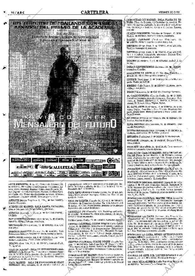 ABC MADRID 20-02-1998 página 98