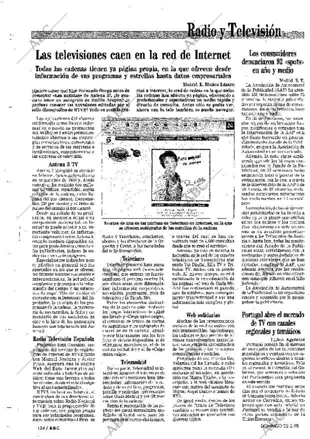 ABC MADRID 22-02-1998 página 154