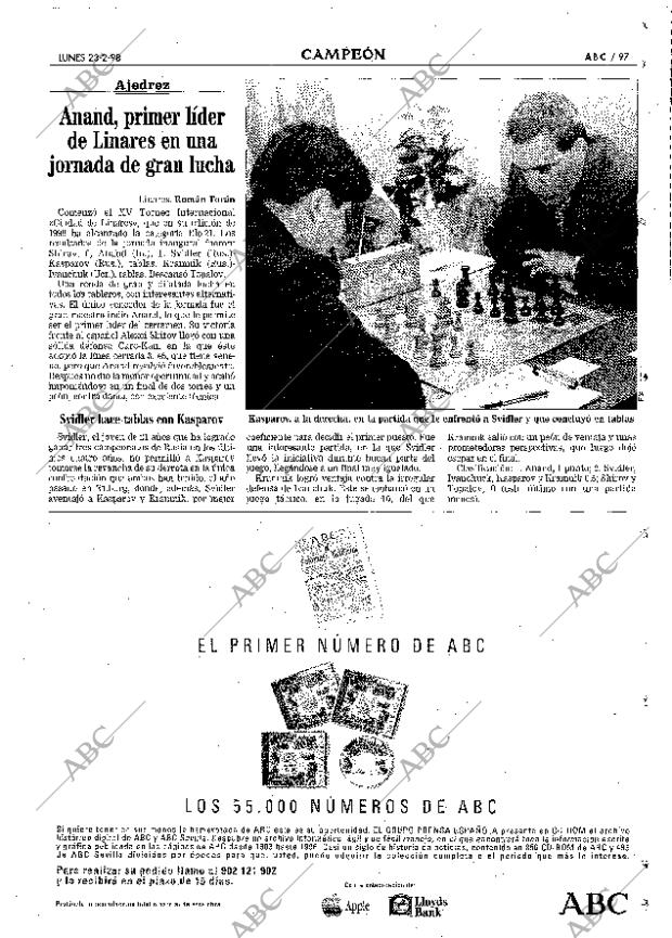 ABC MADRID 23-02-1998 página 97