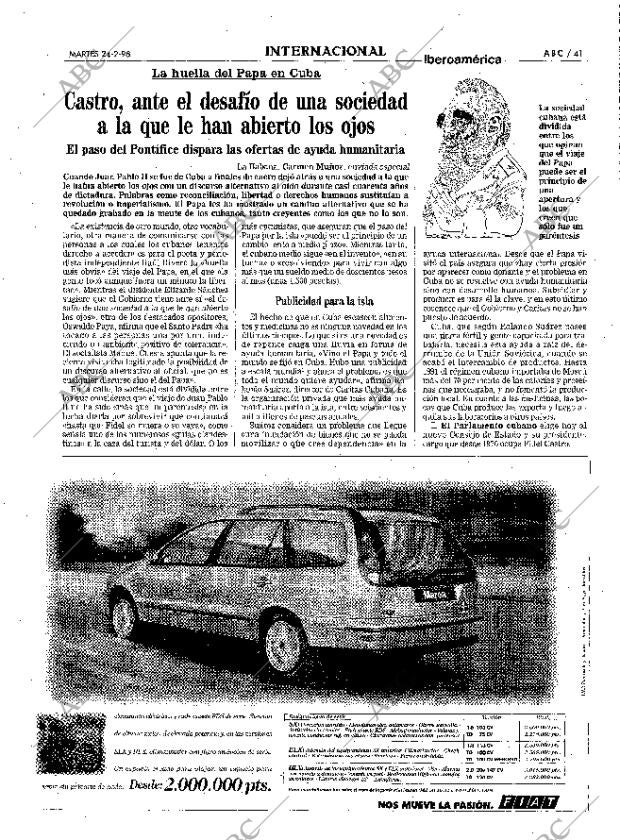 ABC MADRID 24-02-1998 página 41