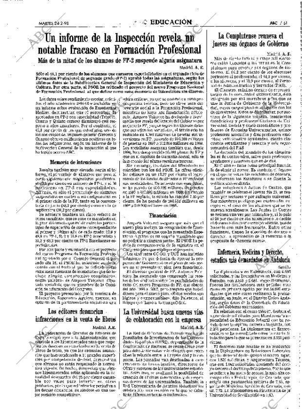 ABC MADRID 24-02-1998 página 61